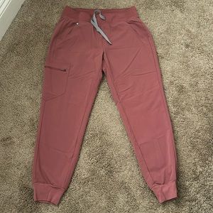 FIGS MAUVE Zamora joggers small petite